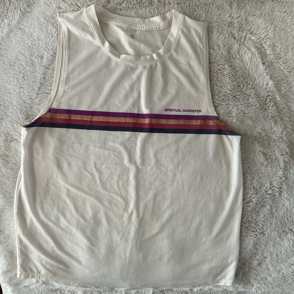 Women's Spiritual Gangster SG Active Muscle Tank Size M